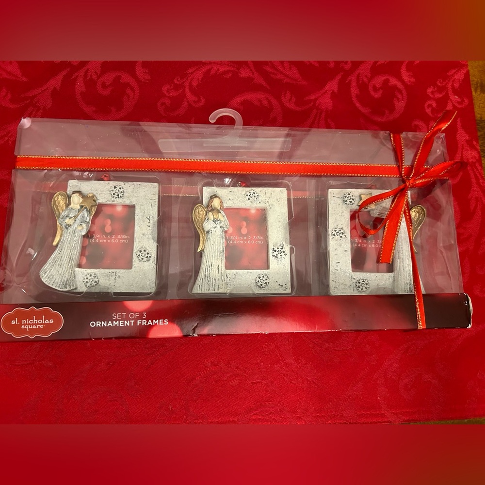 St. Nicholas Square Set of 3 Ornament Frames